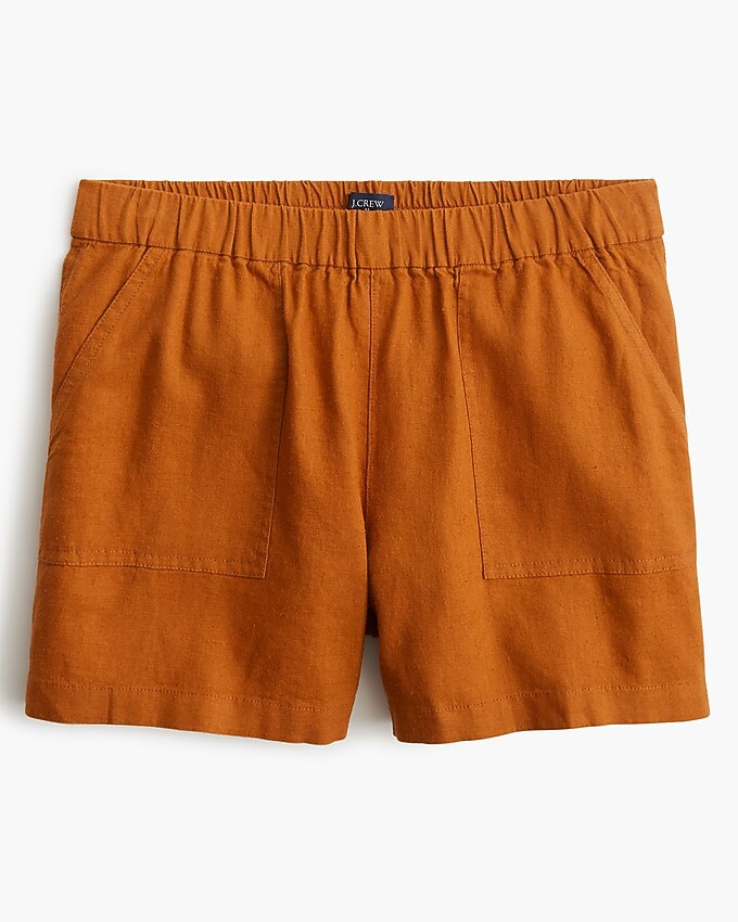 Linen-blend pull-on short | J.Crew Factory