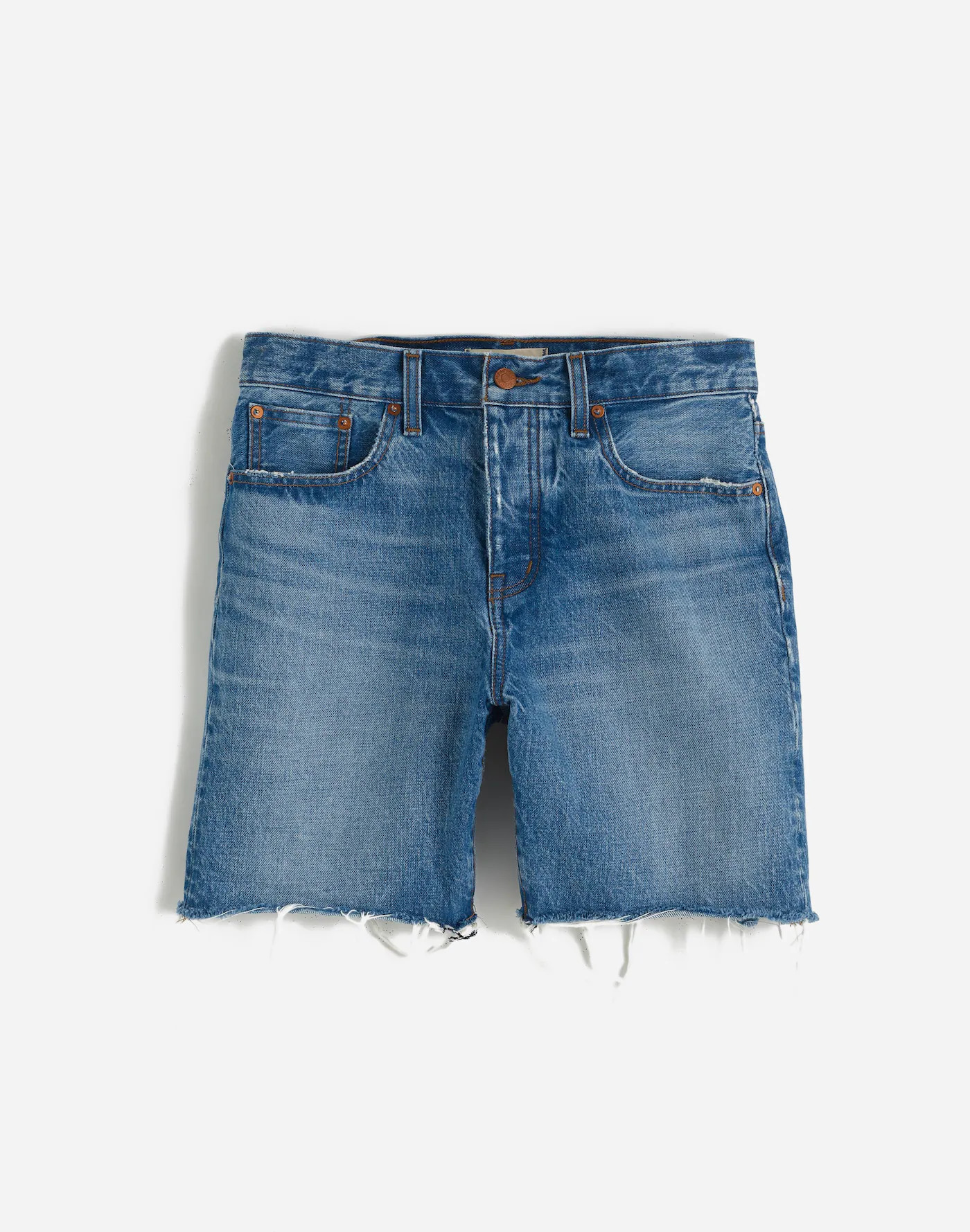 Long Denim Shorts in Pedersen Wash | Madewell | Madewell