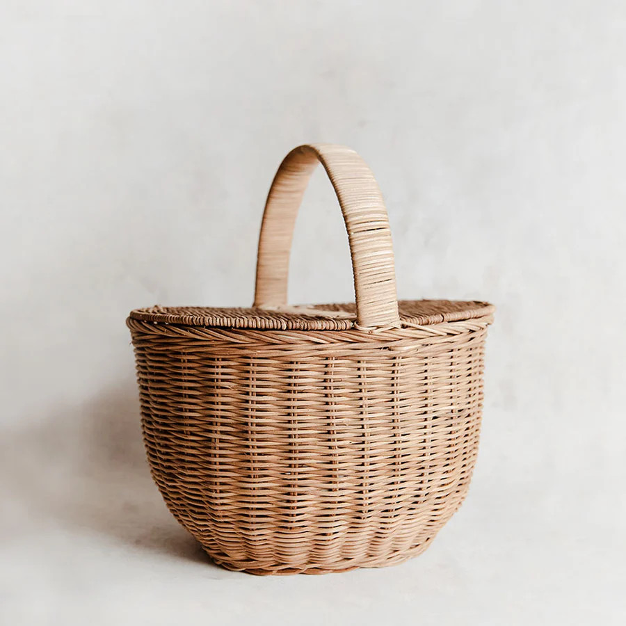 Rattan Ripley Basket | Roan Iris
