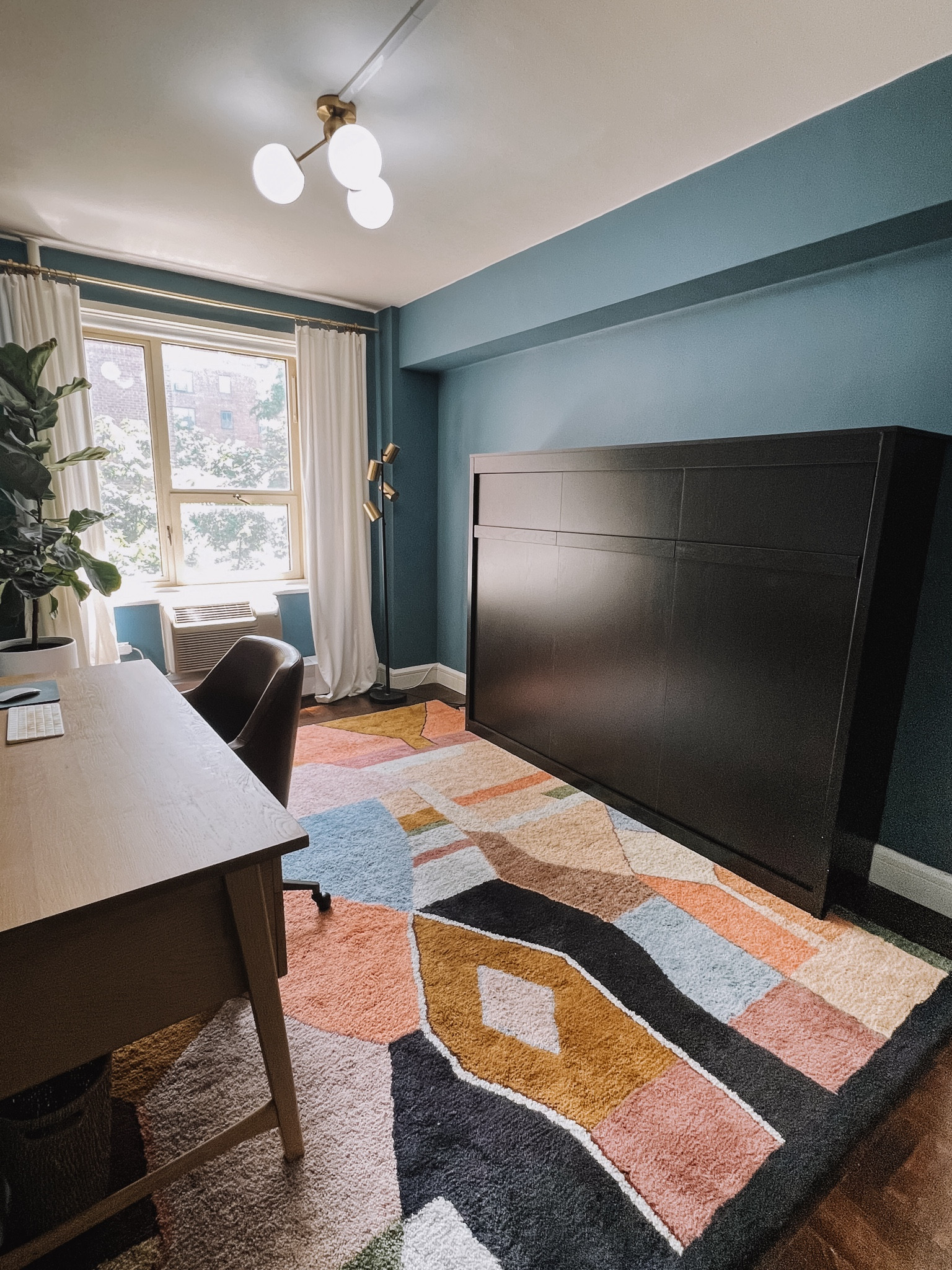 My home office guest bedroom reveal. This Murphy bed is a great option for small spaces and I love the horizontal day bed layout versus the vertical option. 

Desk is Article and I am unable to link but it is the Krossa desk

Paint color is Benjamin Moore in Stillwater 

#LTKFindsUnder100 #LTKHome #LTKStyleTip