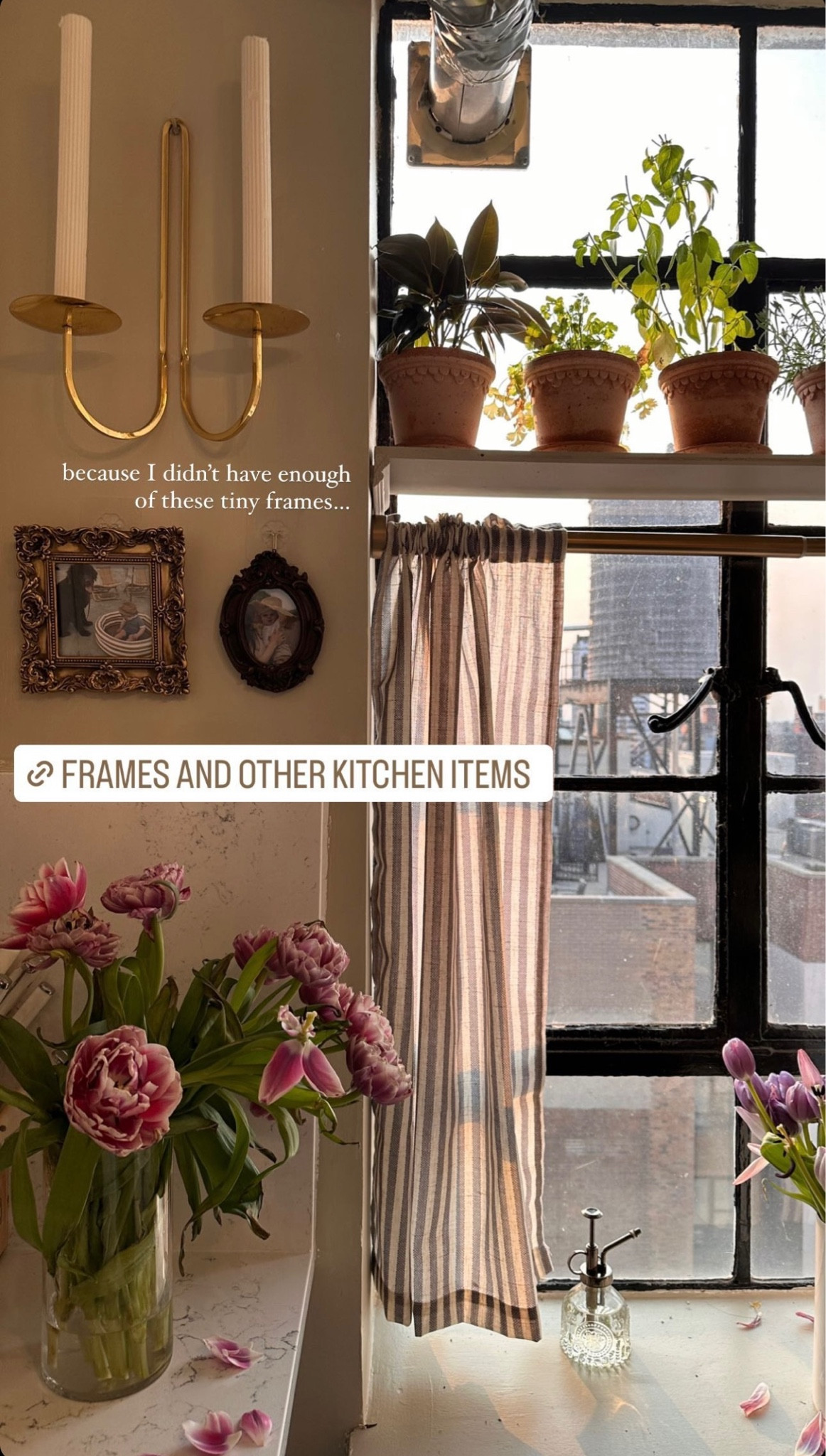 Mini frames and other kitchen decor

#LTKhome