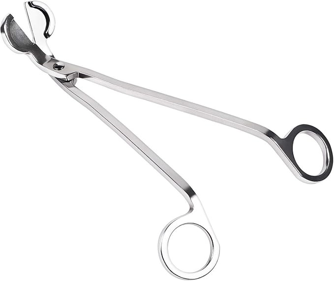EVERMARKET Candle Wick Trimmer, Polished Stainless Steel Wick Clipper Cutter - Reaches Deep Into ... | Amazon (US)