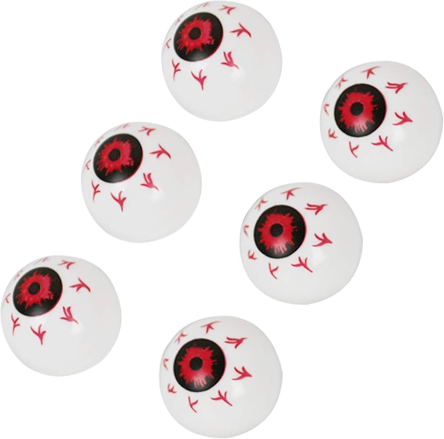 Olen Eyeballs for Halloween Decorations Trick or Treat Spooky Scary Horror Props, 6 pcs | Amazon (US)