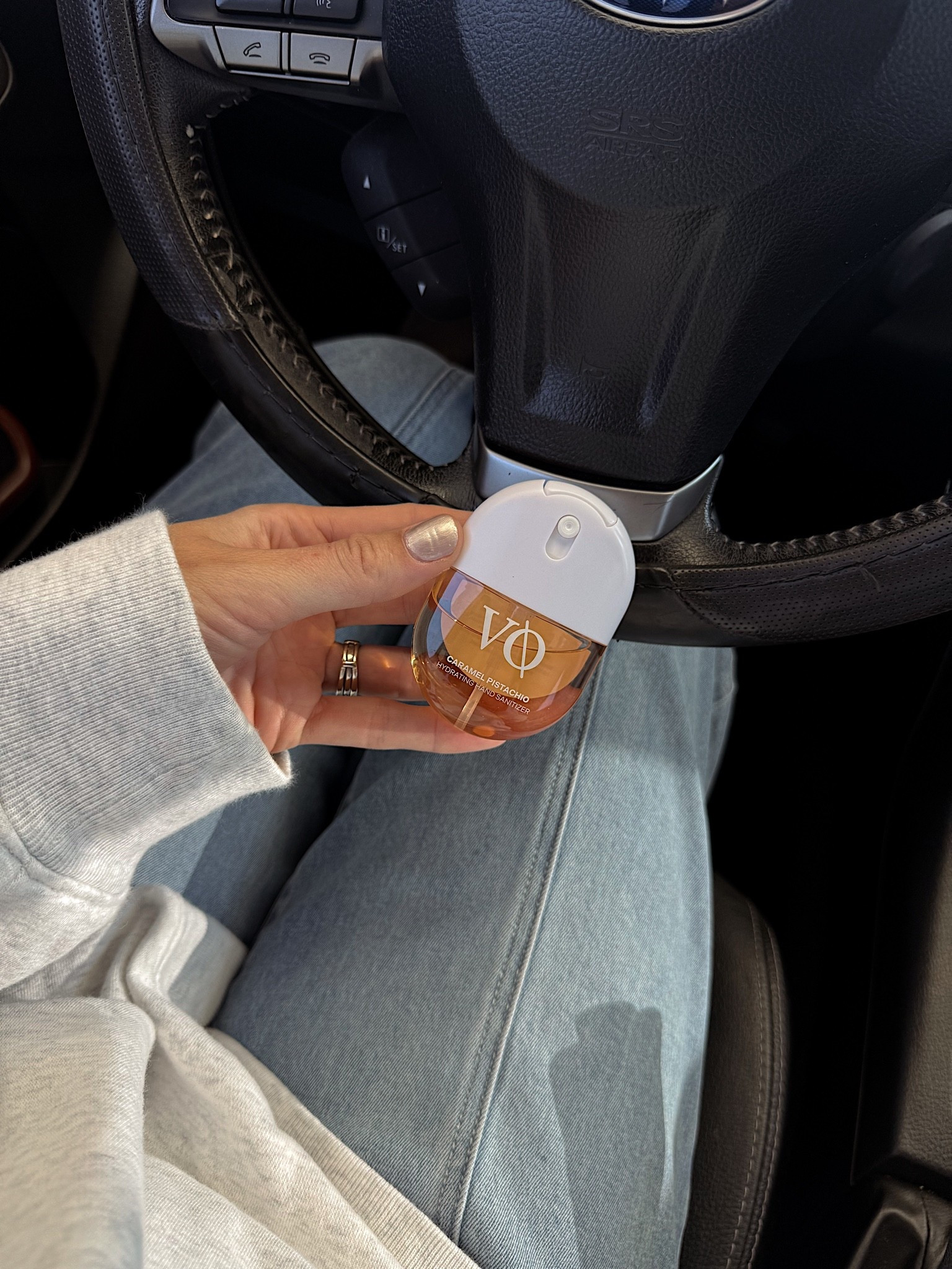 I’m obsessed with this hand sanitizer! Under $4 and smells sooo good & like fall! 🍂