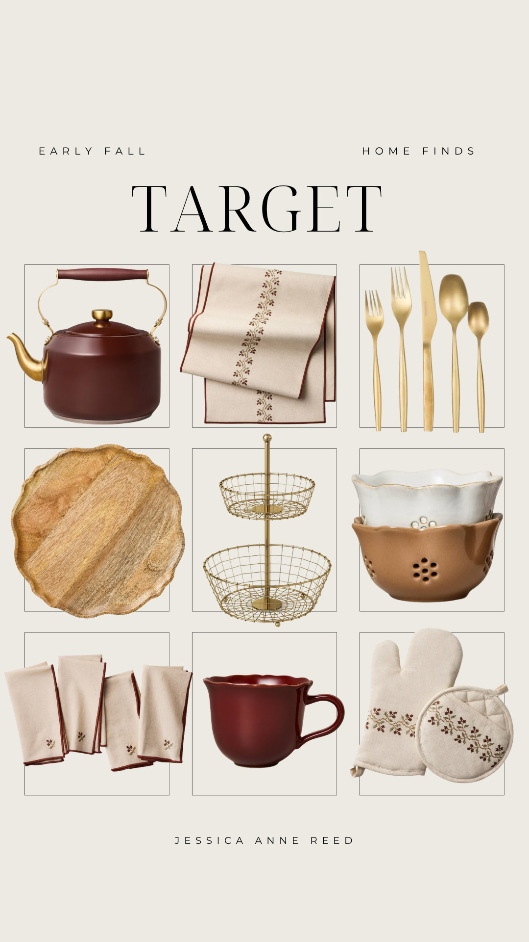  🤎 Target new kitchen finds for fall. They’re cozy, timeless, and the kind of pieces that make your home feel ready for the season! 🍂✨ target kitchen | target finds | target kitchen new arrivals | target fall decor | target table runner| target mugs | target kitchen utensils | Target kitchen must haves 

 #LTKSeasonal #LTKHome