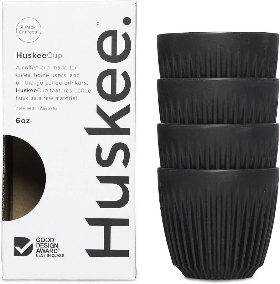 Huskee - HuskeeCup (4-Pack) (Charcoal, 6oz) | Amazon (UK)