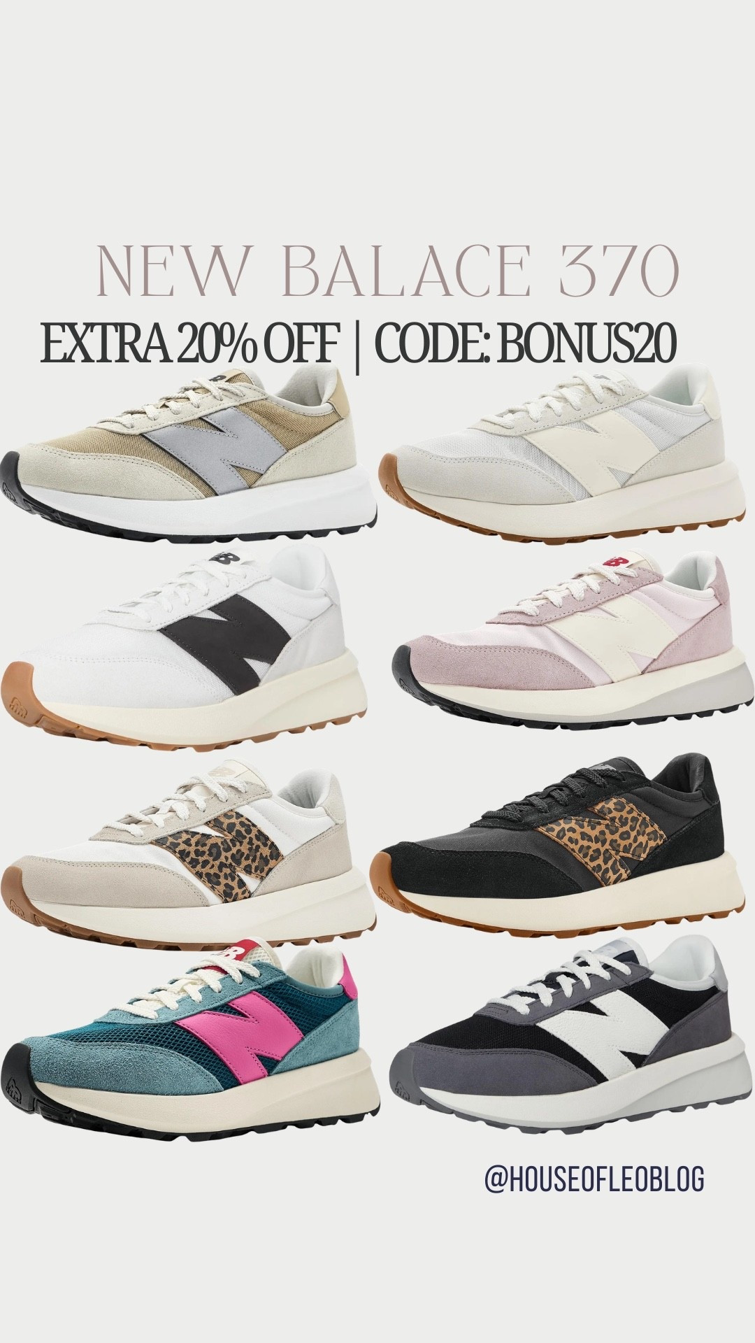 Code BONUS20. New balance sneakers

#LTKSaleAlert
