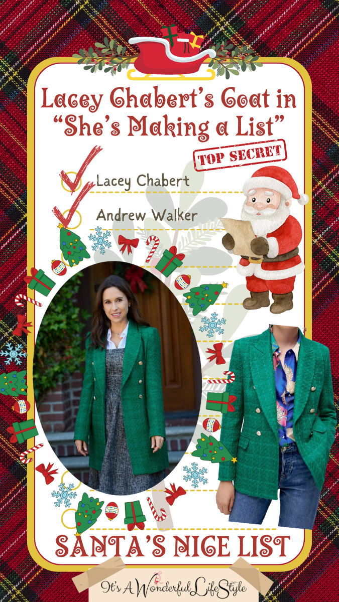 Check off *style* at the top of your wishlist this season with Lacey Chabert’s festive green coat from her new Christmas movie, "She’s Making a List"! 

This look is *snow* cute, it deserves its own spot on the nice list. 

Bundle up, sleigh the day, and wrap yourself in a coat that’s merry, bright, and totally Lacey-approved! 

Ready to **sleigh the season in style**? Add it to your cart faster than Santa checking his list twice! 🎅


 

 #LTKGiftGuide #LTKHoliday #LTKSeasonal
