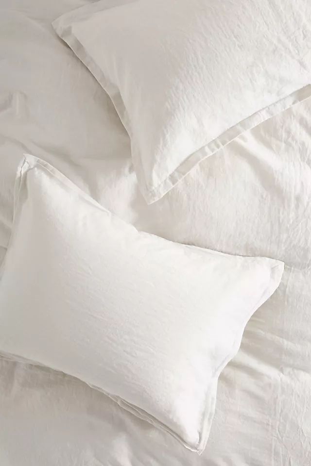 Relaxed Cotton-Linen Shams | Anthropologie (US)