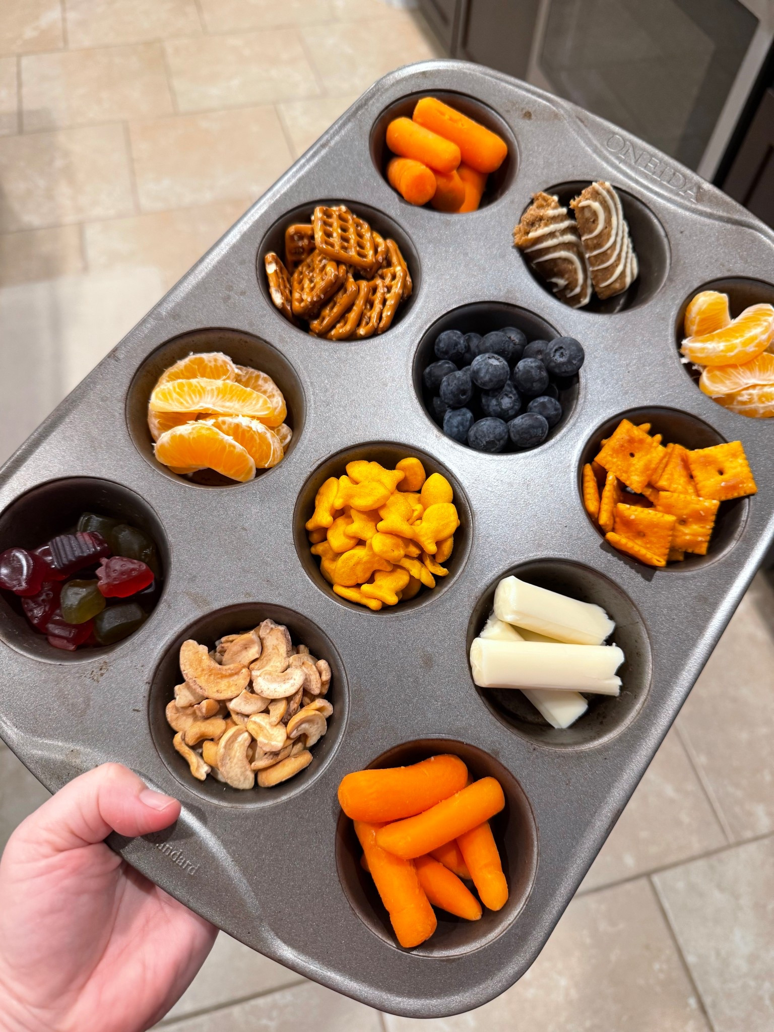 Life hack - snack tray for your kids using a muffin tin! My kids love to graze all day and this is helpful so I know they are eating some fruits and veggies 👏❤️

#LTKdayinmylife #LTKfoodie #LTKmomlife