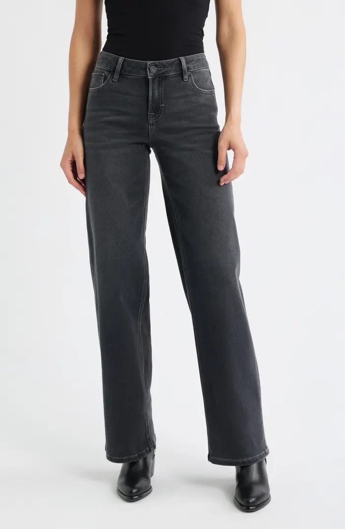 HIDDEN JEANS Mid Rise Dad Jeans | Nordstrom | Nordstrom