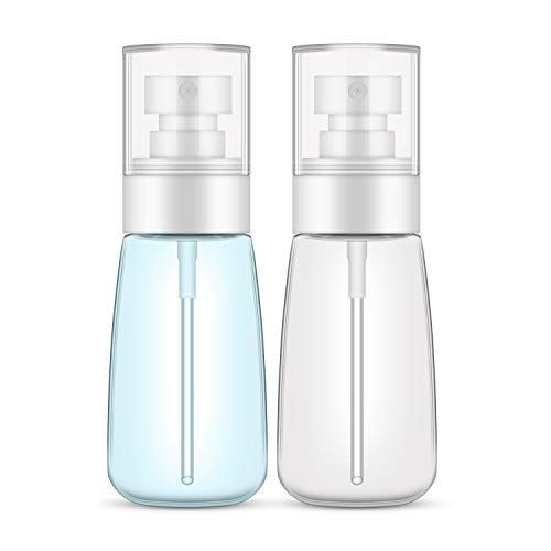 Spray Bottle Travel Size, Yamyone 2Pcs 60ml/2oz Fine Mist Hairspray Bottle for Essential Oils, Em... | Amazon (US)