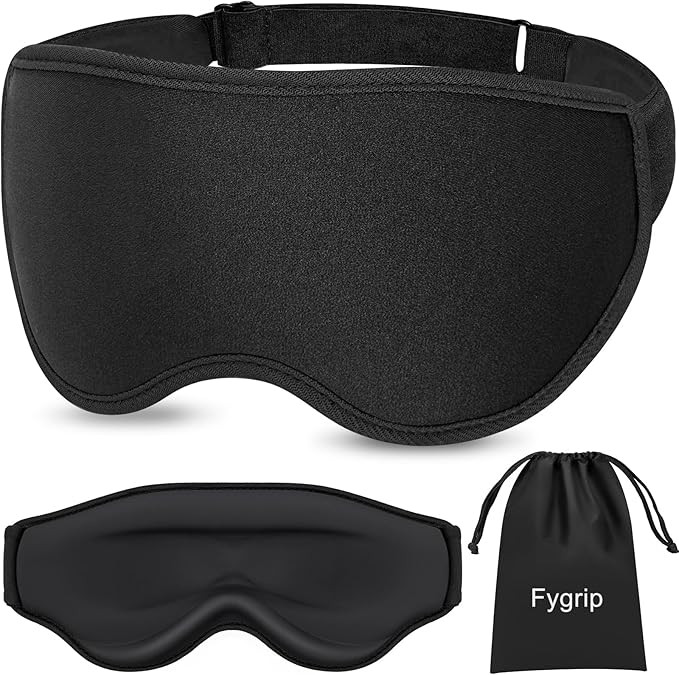3D Eye Mask Sleep Mask for Men & Women, 100% Pressure-Free & Light Block-Out Eye Mask for Sleep w... | Amazon (US)