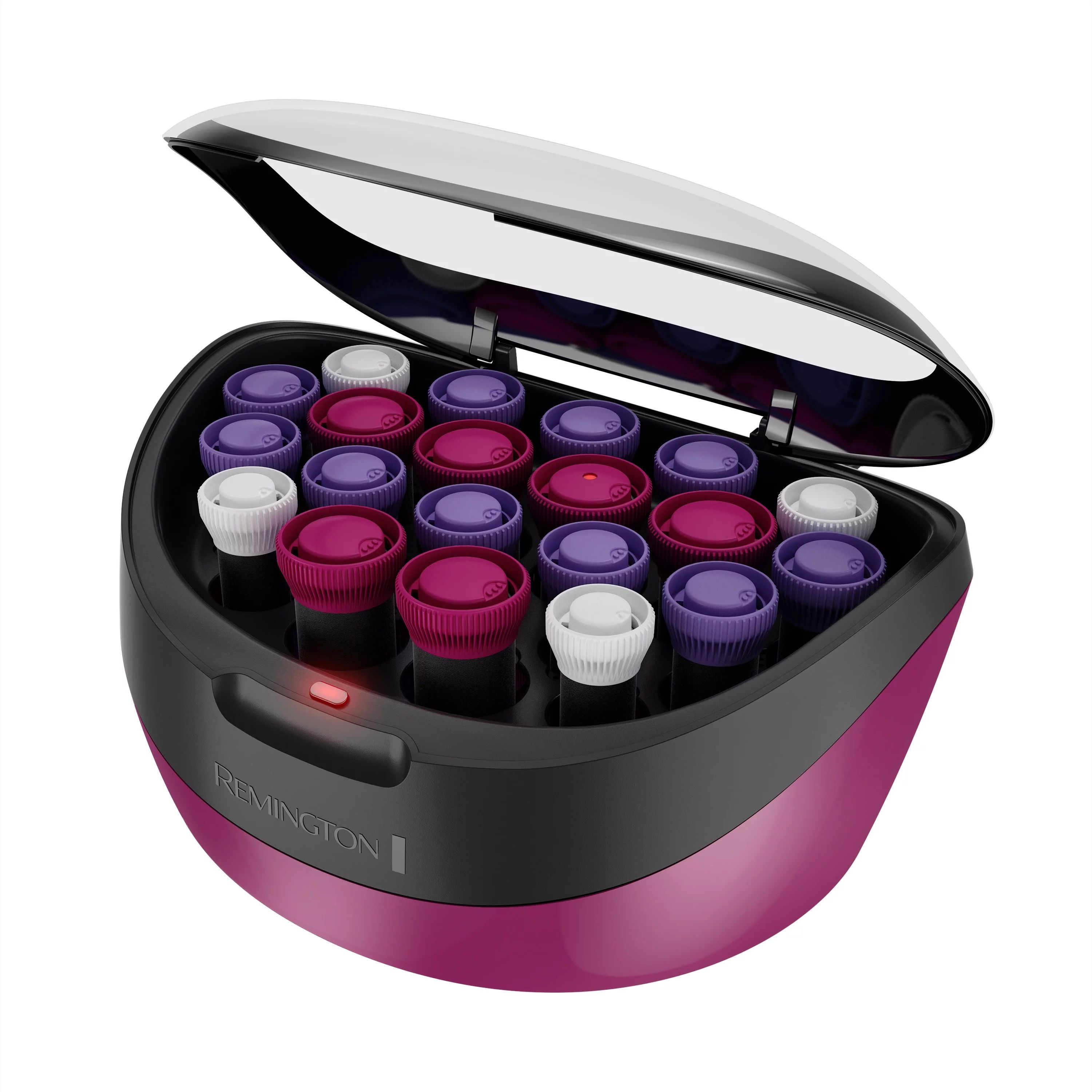 Remington Professional Ceramic Conditioning Hot Hair Rollers, 20 Piece Set, Ionic, Purple, H5600H | Walmart (US)