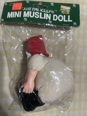 Vintage Just For Keeps Mini Muslin Doll Santa New In Bag | eBay | eBay US
