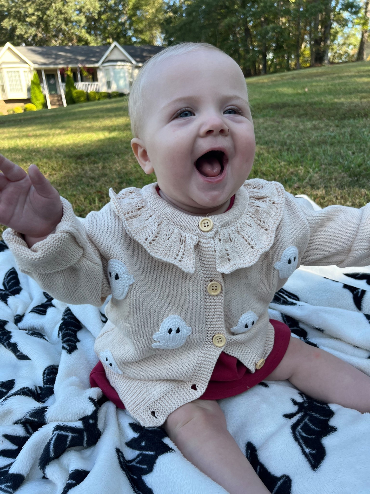 The cutest baby ghost cardigan 

Linking other great baby and toddler Halloween finds! 

#LTKBaby #LTKHalloween #LTKSeasonal
