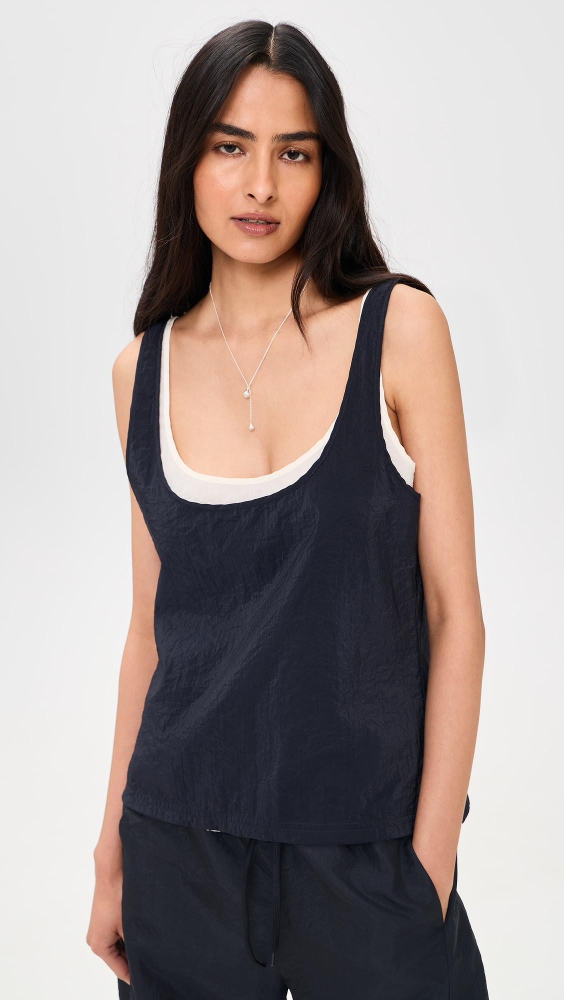 Double Layer Scoop Tank | Shopbop