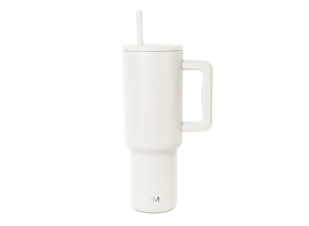 Simple Modern 40oz Trek Straw Tumbler - Cream | REBEL (formerly Rebelstork)