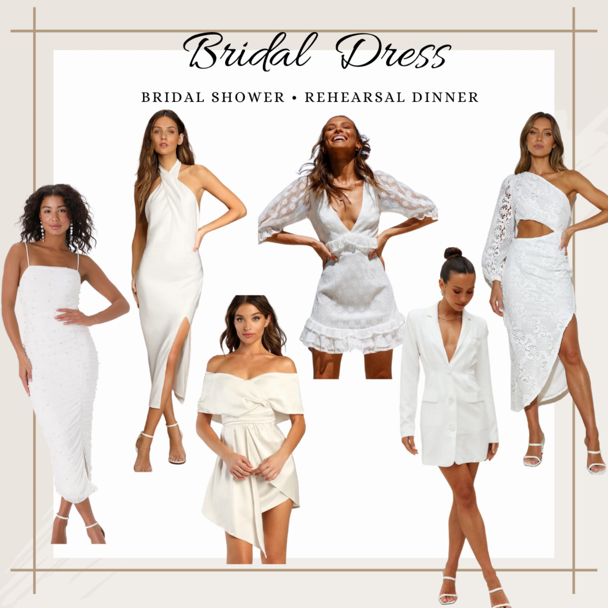 It’s that time of season 💒 🔔 
Bridal Shower or Rehearsal Dinner dresses that I absolutely love. I could shop all day looking for dresses. Here are some that could be used for many occasions even honeymoon vacation 💁🏼‍♀️ #wedding #rehearsaldinner #bridalshower

#LTKfit #LTKFind #LTKwedding
