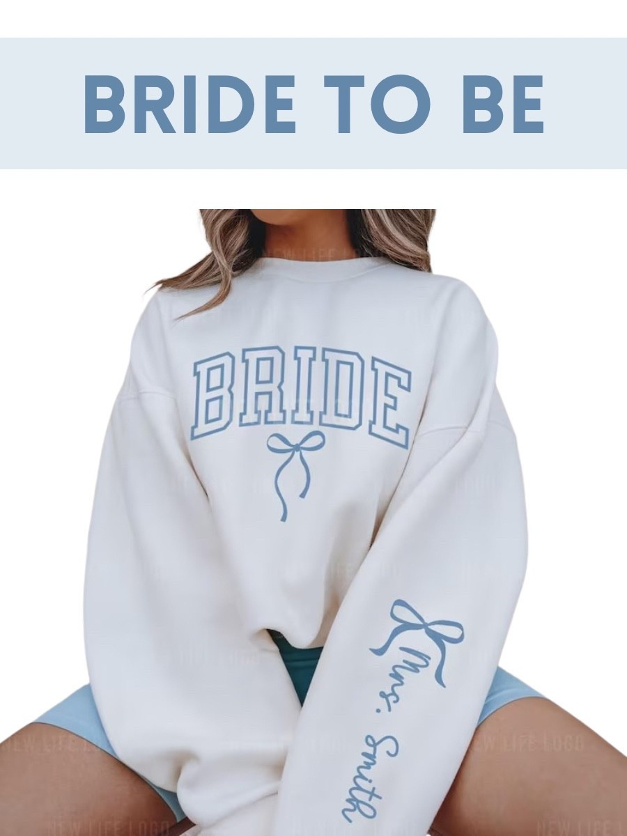 Bride sweatshirt. Gifts for bride. Coquette bride sweatshirt.

#LTKWedding #LTKFindsUnder50 #LTKFindsUnder100