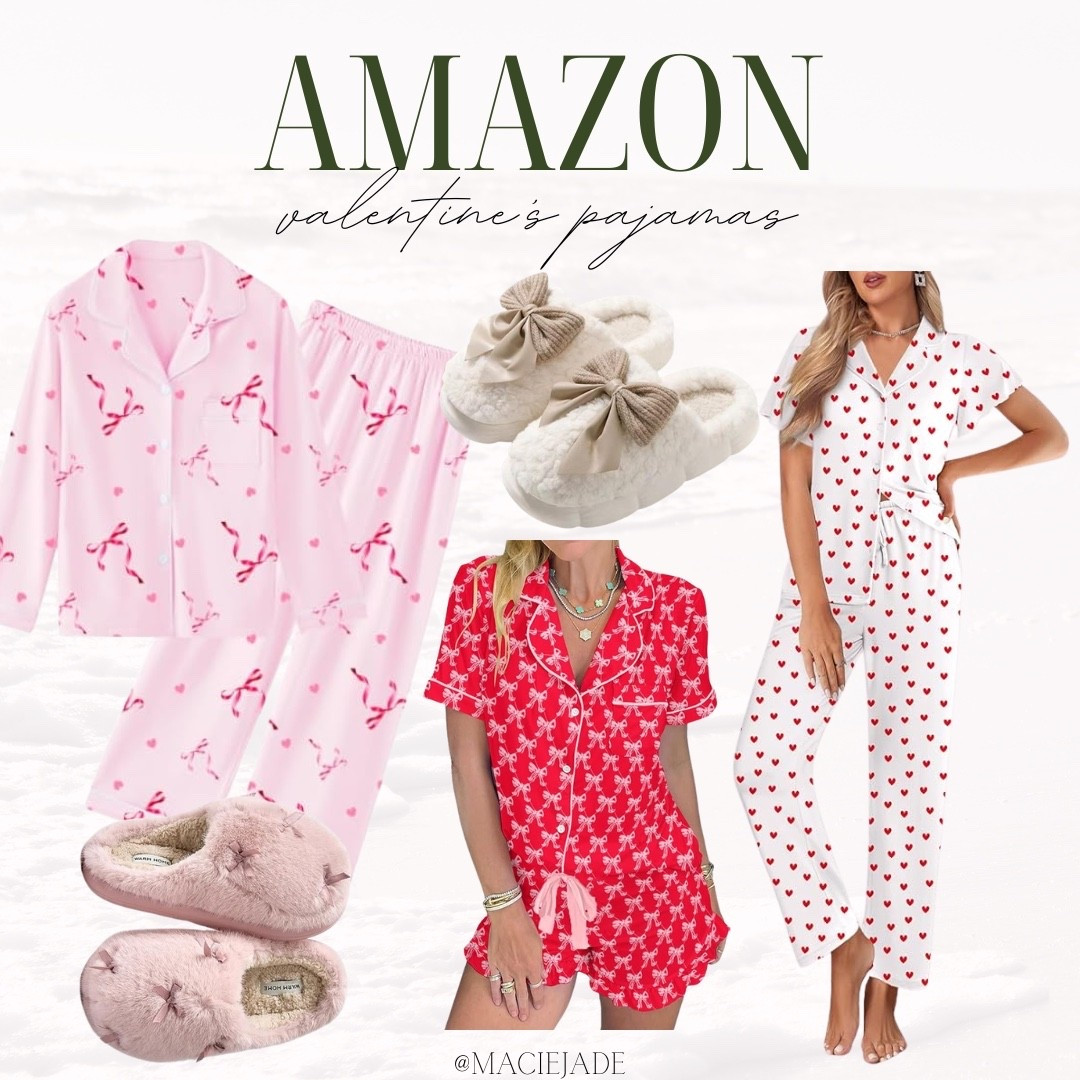 Cutest Valentine’s Day pajamas and slippers from Amazon! 💘 Amazon finds, amazon favorites, Amazon pajamas, vday pjs, vday pajamas

#LTKSeasonal #LTKselfcare #LTKValentine