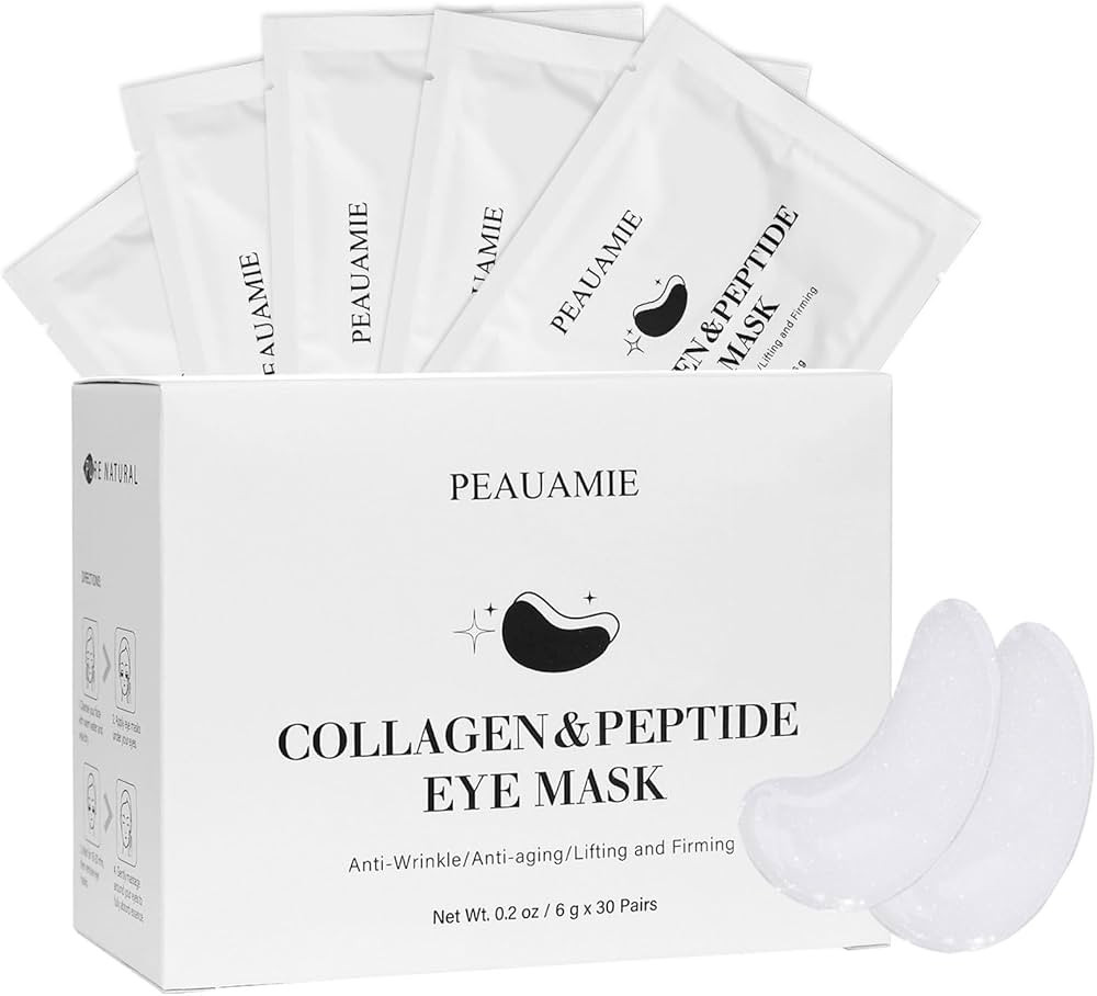 Under Eye Patches Collagen and Peptide Eye Mask for Dark Circles and Puffiness,Face Mask Skin Car... | Amazon (US)