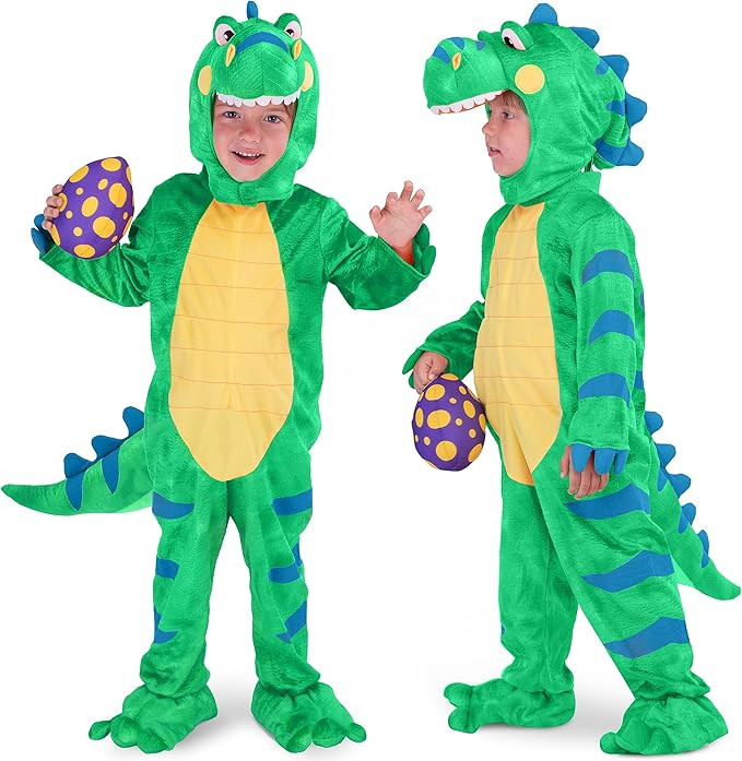 Spooktacular Creations Child Dinosaur Costume, T-Rex Costume Outfit with Egg for Baby Kids Toddle... | Amazon (US)