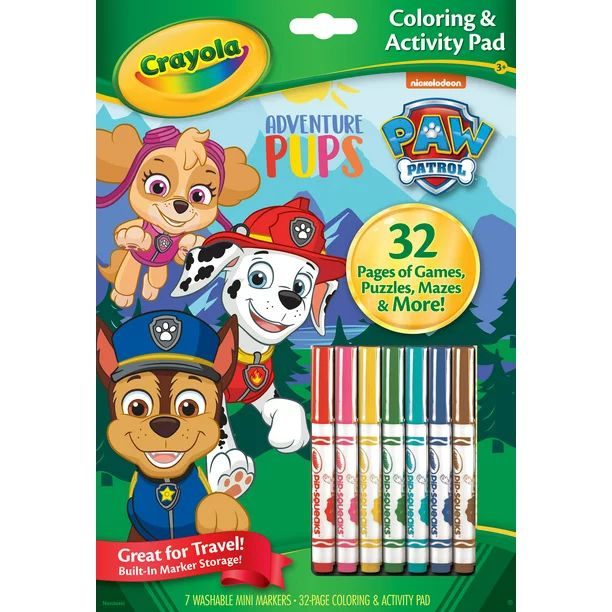 Crayola Paw Patrol Color Wonder, Mess Free Coloring Pages & Markers, Gift | Walmart (US)