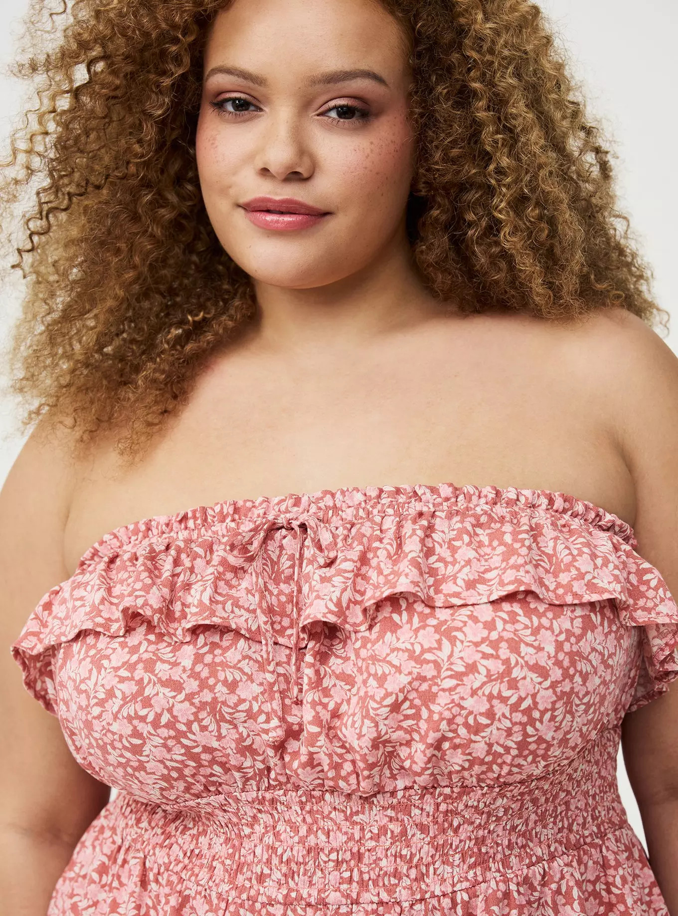Crinkle Gauze Smocked Tube Top | Torrid (US & Canada)