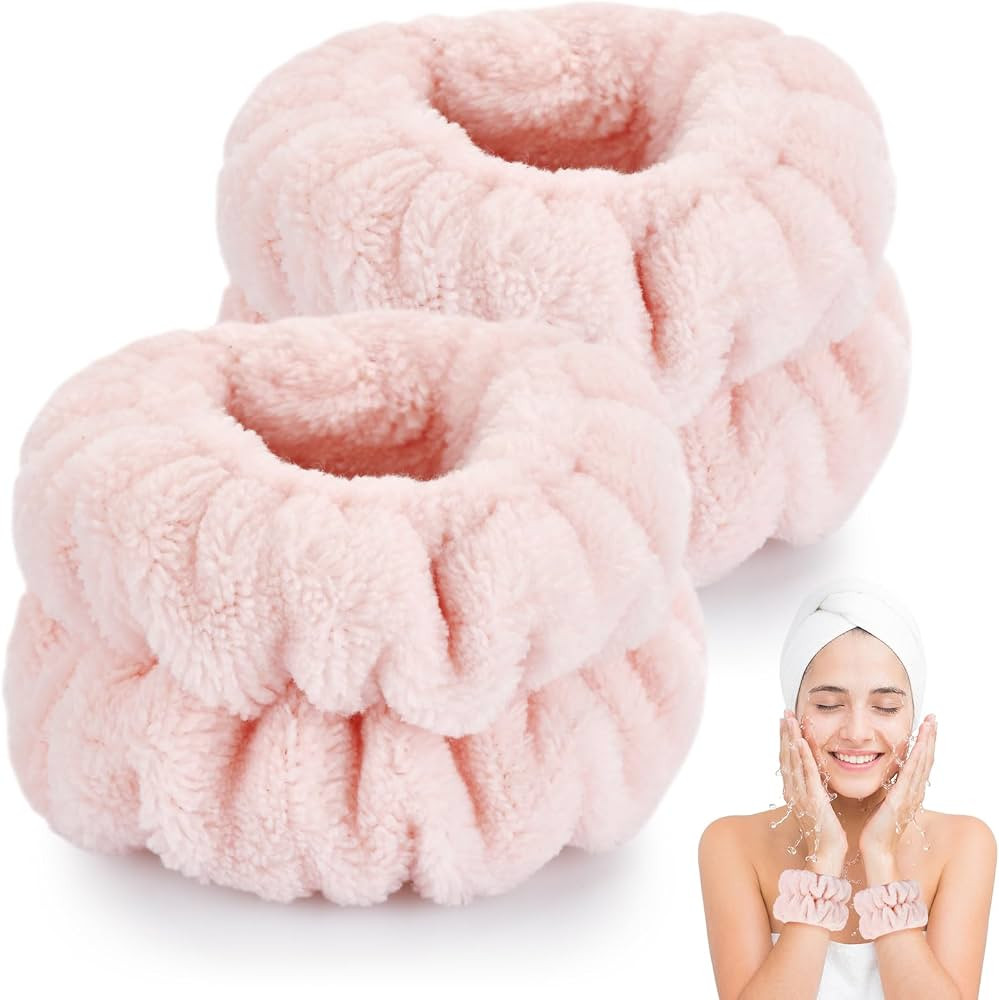 Dorbetar Wrist Bands for Washing Face, Spa Wristbands for Wash Face, Microfiber Wrist Towels Face... | Amazon (US)