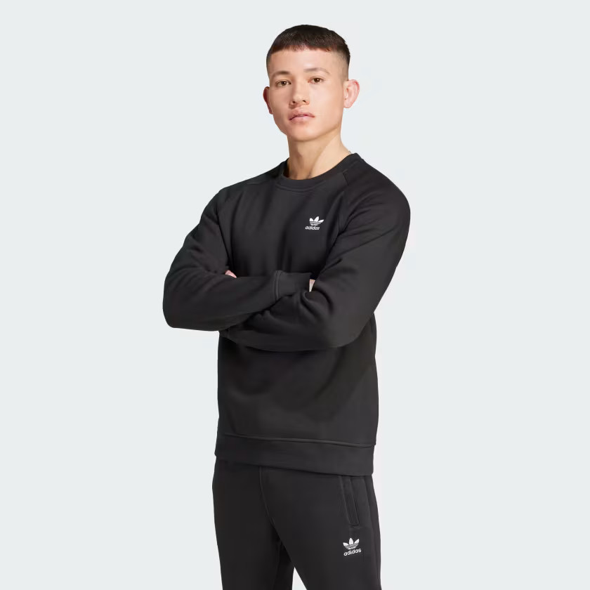 Trefoil Essentials Crew Sweatshirt | adidas (US)