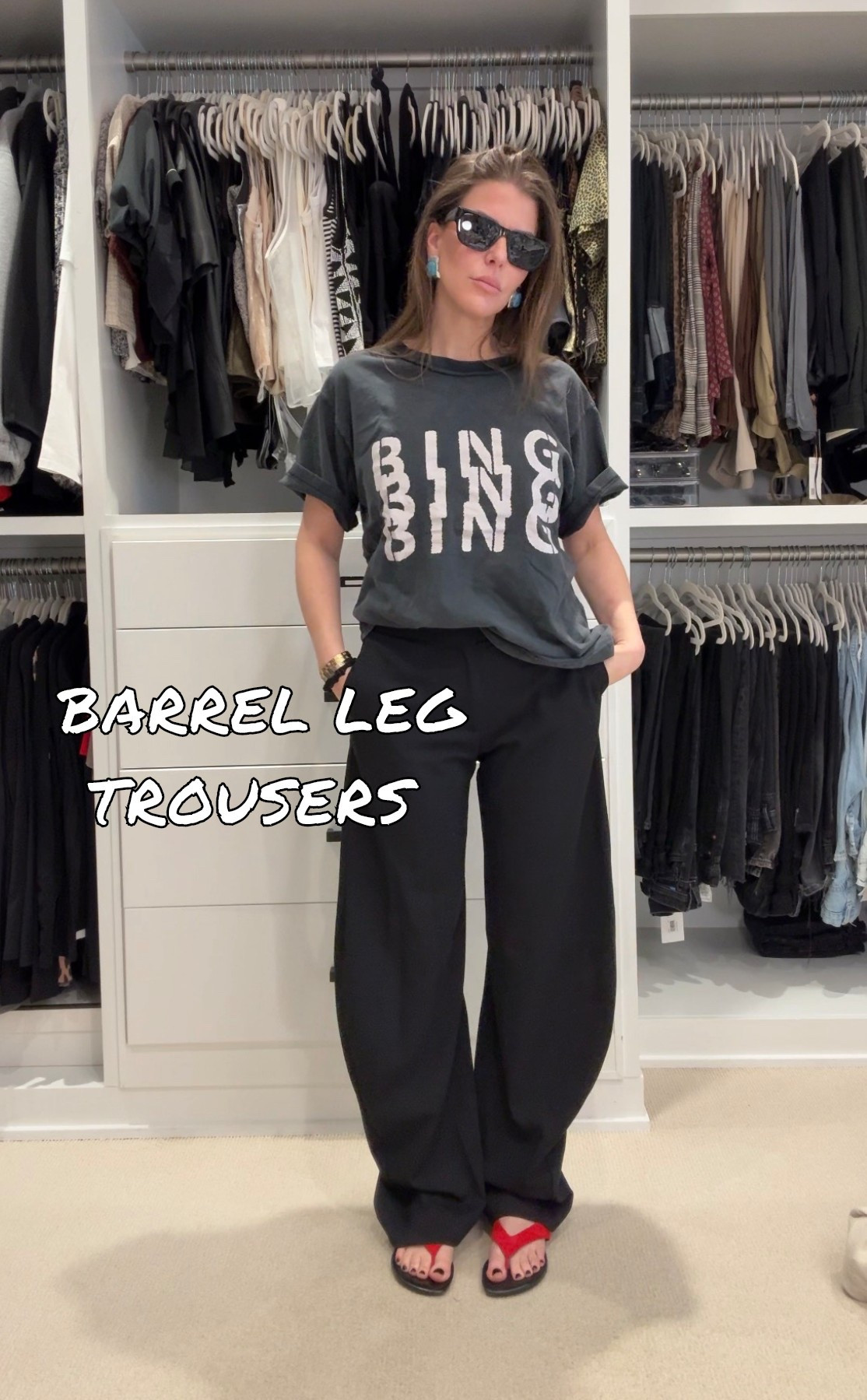 Barrel leg trousers > sweatpants 

#LTKmomlife #LTKOver40 #LTKgrwm