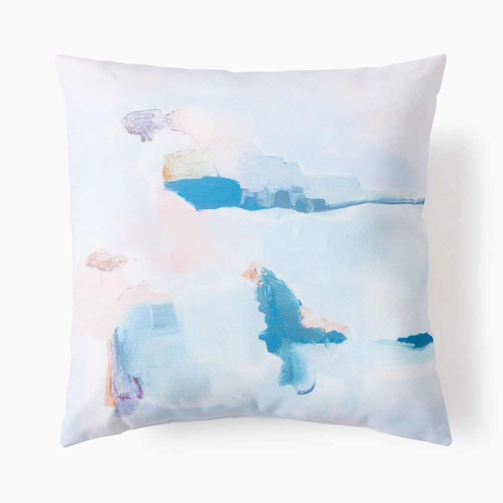 Zoe Bios Watercolor Indoor/Outdoor Pillow | West Elm (US)