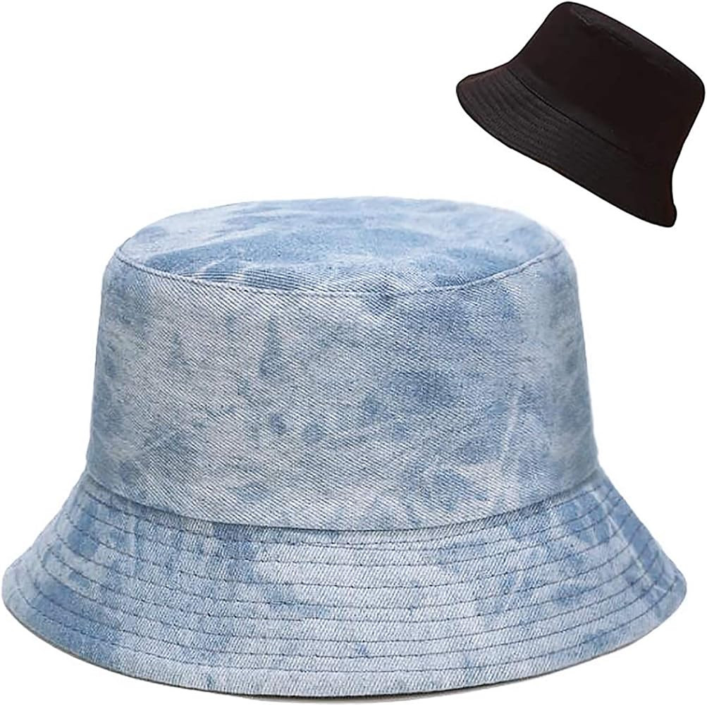 XYIYI Cute Bucket Hat Beach Fisherman Hats for Women, Reversible Double-Side-Wear | Amazon (US)