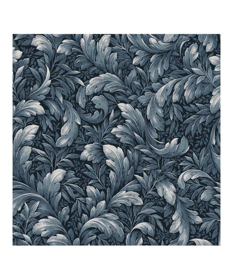 NextWall Navy Blue Acanthus Trail Wallpaper | Zulily