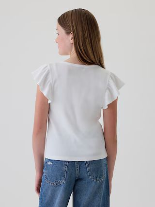 Kids Rib Flutter T-Shirt | Gap (CA)