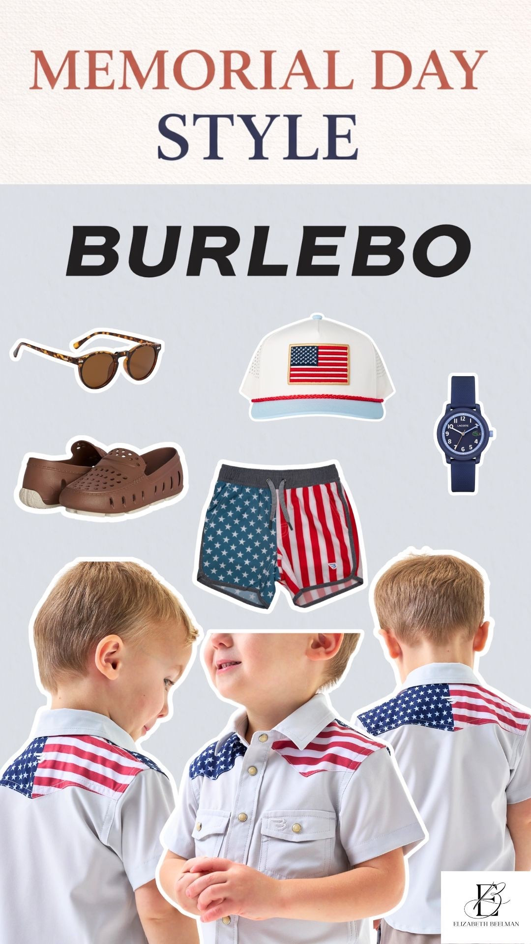 BURLEBO: Memorial Day for Boys 

#holiday #patriotic #usa #fourthofjuly #burlebo #kids #trending #boys