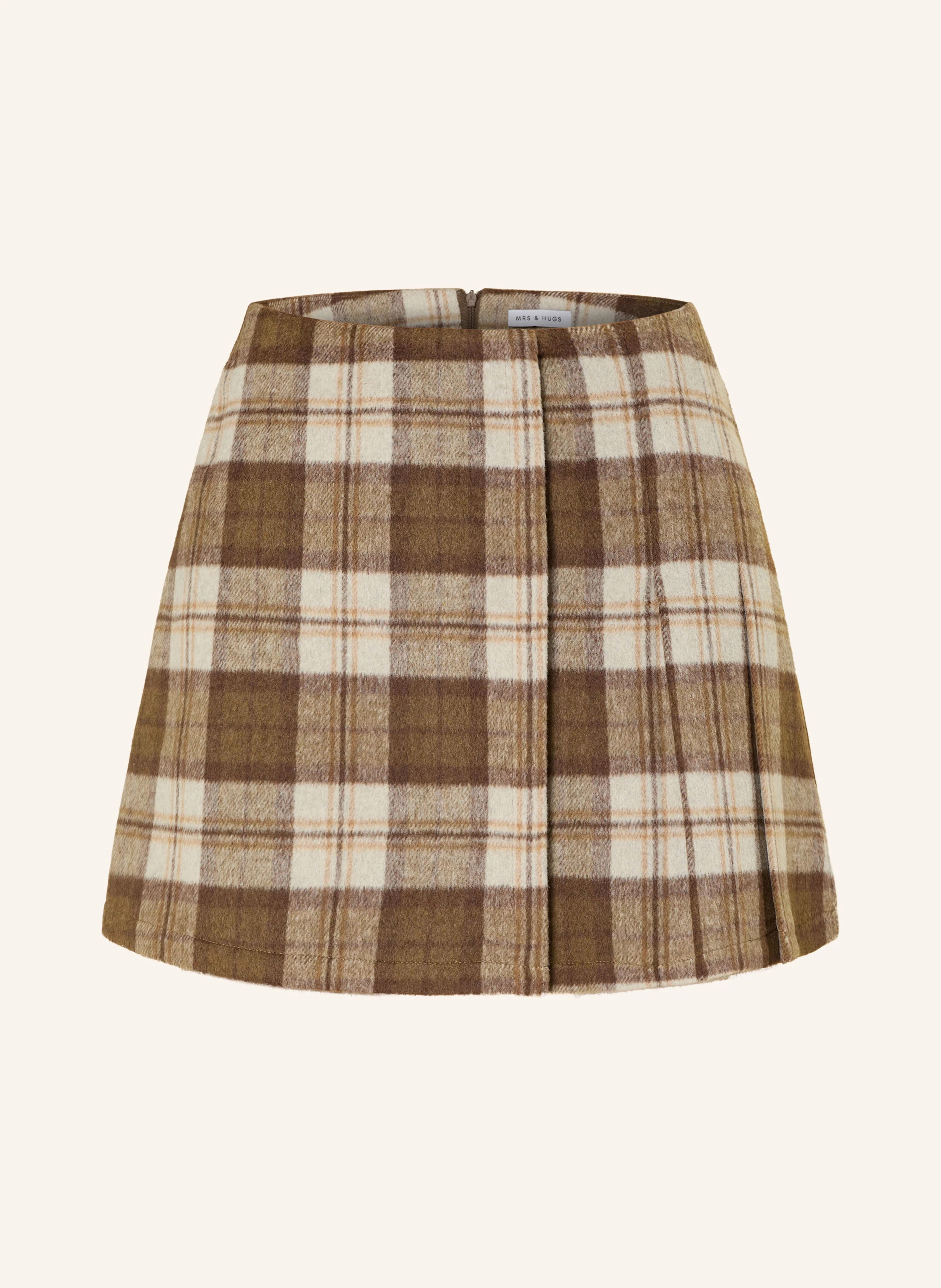 MRS & HUGS Faltenrock in braun/ ecru/ dunkelbraun | Breuninger (DACH)