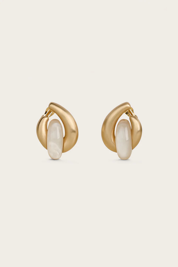 AUDRINA EARRING - PEARLIZED IVORY | Cult Gaia - US