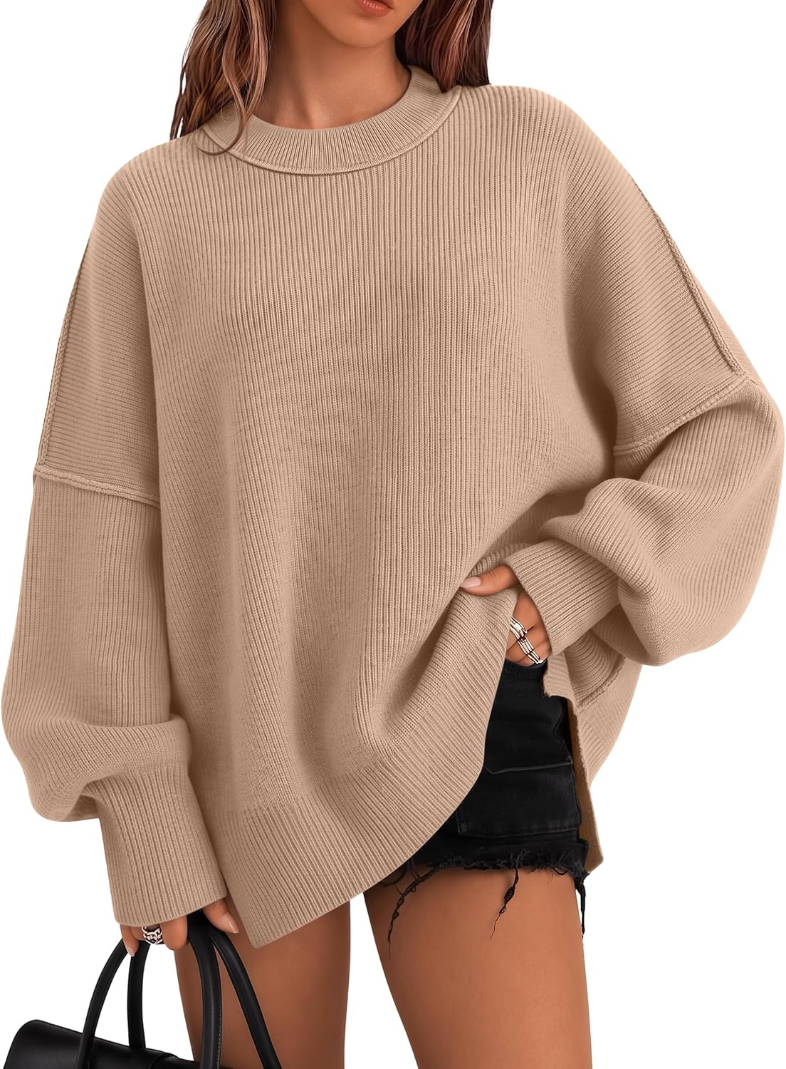 LILLUSORY Oversized Sweaters for Women 2026 Fall Fashion Outfits Clothes | Amazon (US)