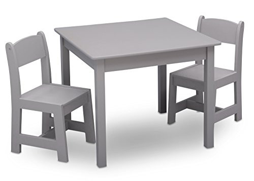 Delta Children MySize Kids Wood Table and Chair Set (2 Chairs Included) - Ideal for Arts & Crafts... | Amazon (US)