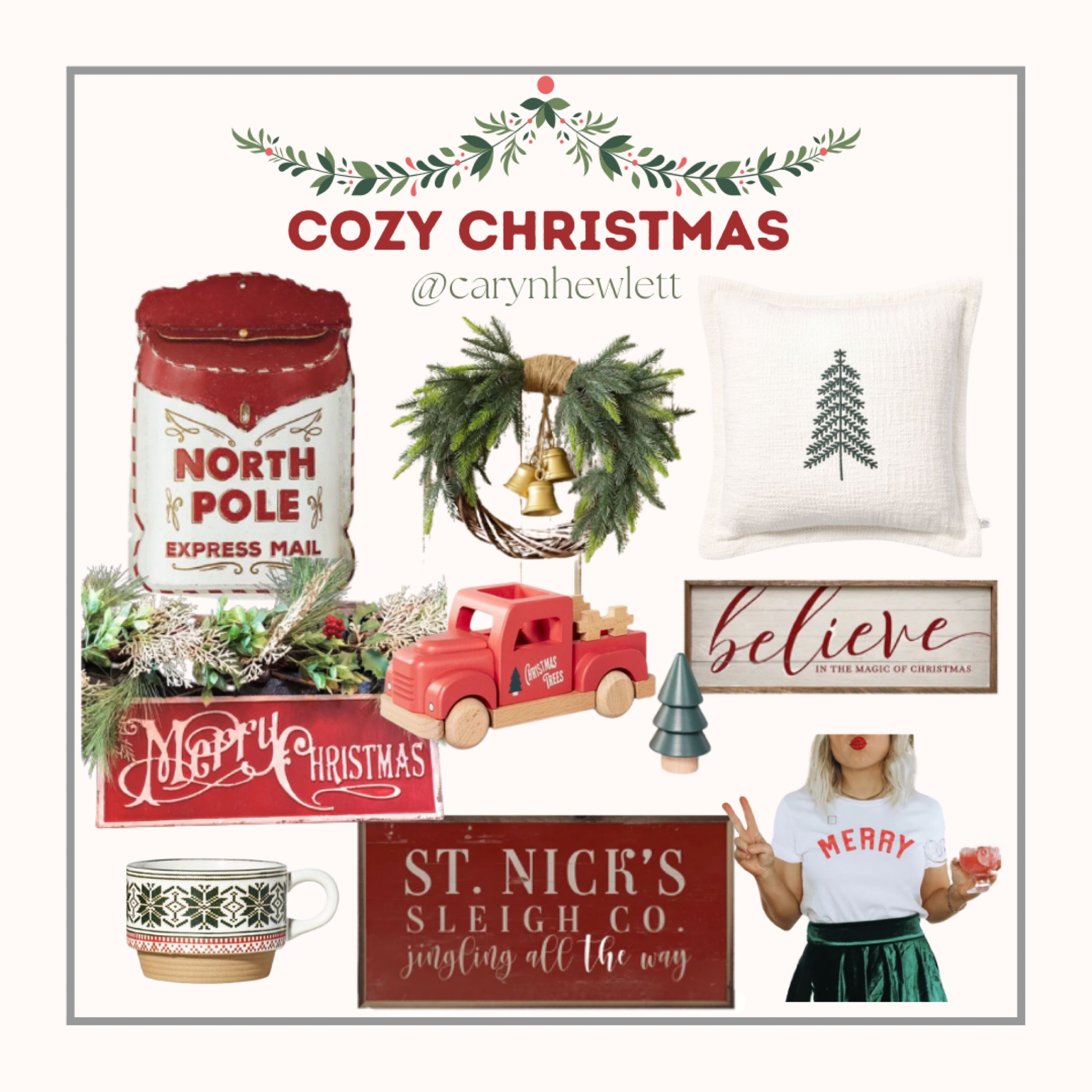 I love decorating for a Cozy Christmas - here are some of my favorites this year 🎄❤️✨ #antiquefarmhouse #cozychristmas #hearthandhand 

#LTKSeasonal #LTKhome #LTKHoliday