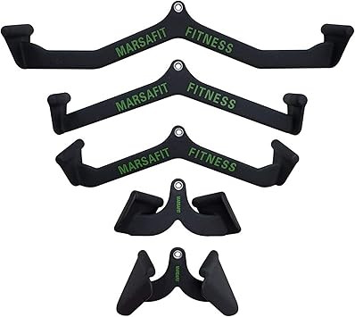 Home Gym Fitness Rowing T-bar V-bar Pulley Cable Machine Attachment, Bicep Curl Tricep Lat pulldo... | Amazon (US)