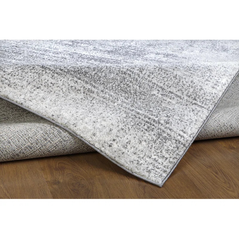 Belden Abstract Gray/White Area Rug | Wayfair North America
