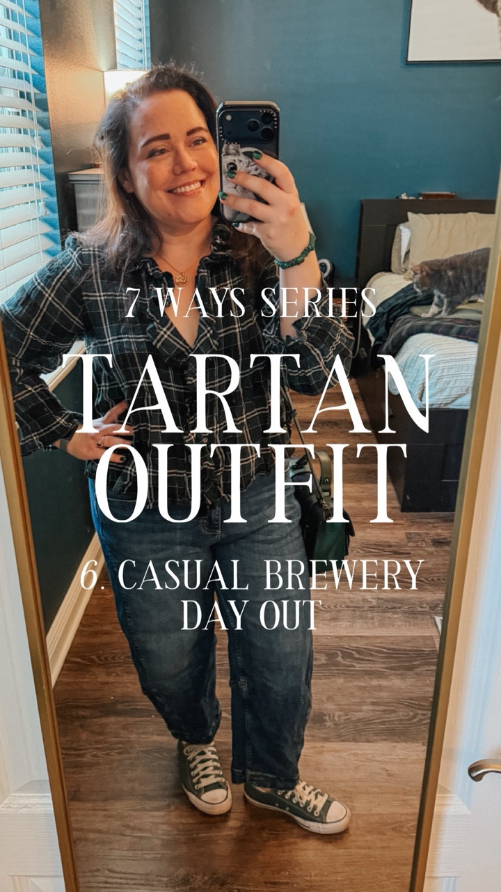 Styling Tartan for a Casual Brewery Day ✨ If you love tartan as much as I do, this one is for you! 🎉

For my next tartan styling installment, I’m sharing how I would wear tartan for a casual brewery day out. This plaid @shopdoen top was a splurge, but I have already gotten so much use out of it! I sized up for a looser fit and paired it with my favorite @ruti barrel leg jeans — comfy, cute, and petite friendly. Tie it all together with a fun tartan purse, because you can never have too much tartan, plus your favorite jewelry and you’re good to go! 

#LTKHoliday #LTKdayinmylife #LTKPetite