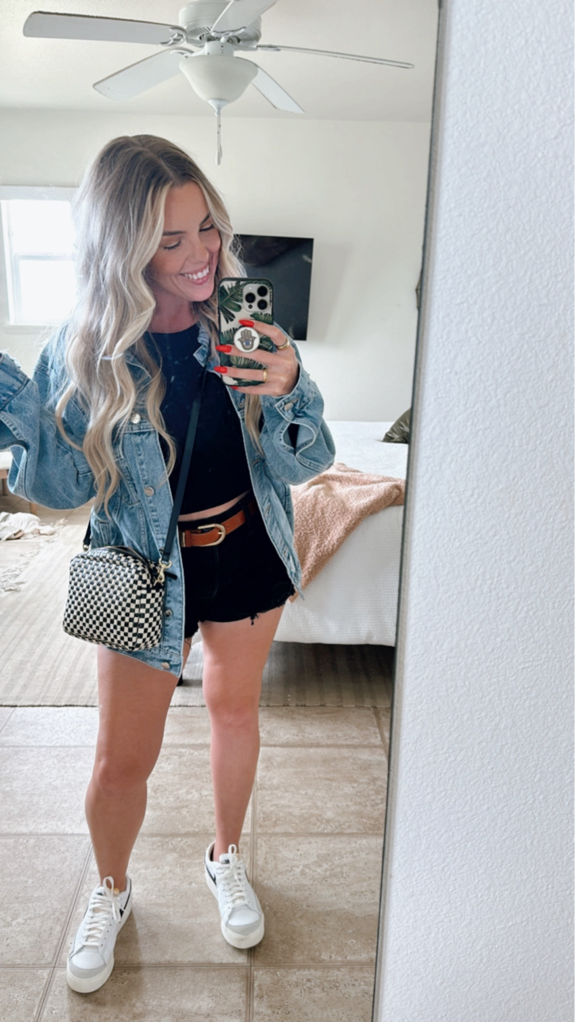 Friday fit! 

I love these shorts for summer, not too short, but still so cute! 

#LTKstyletip #LTKSeasonal #LTKFestival