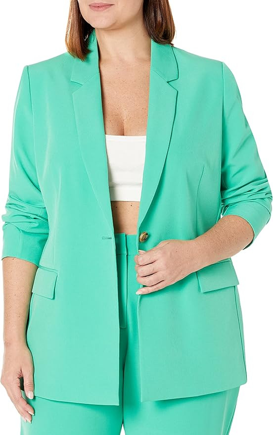 The Drop Women's Blake Long Blazer | Amazon (US)