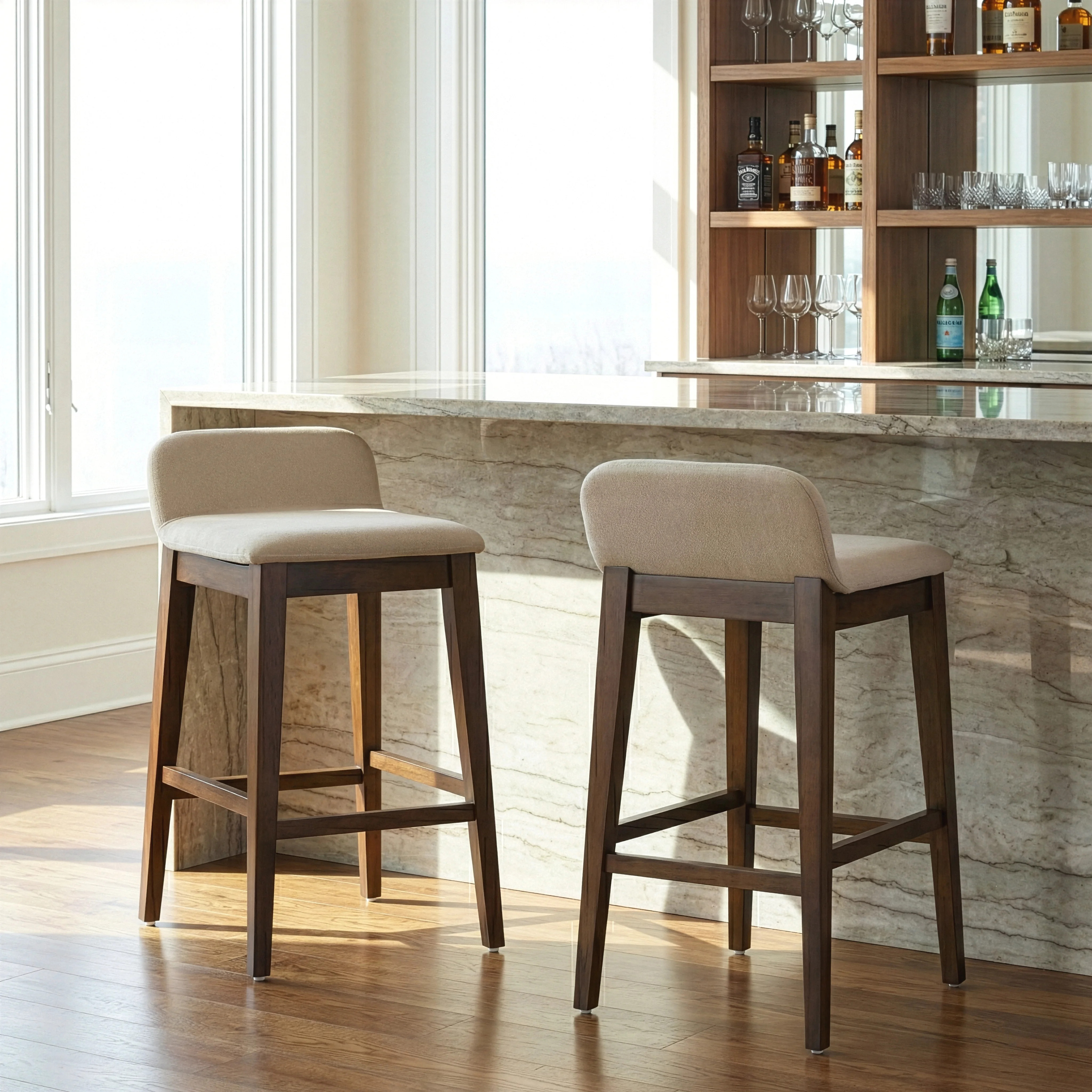 Auliffe Upholstered Bar & Counter Stool | Wayfair North America