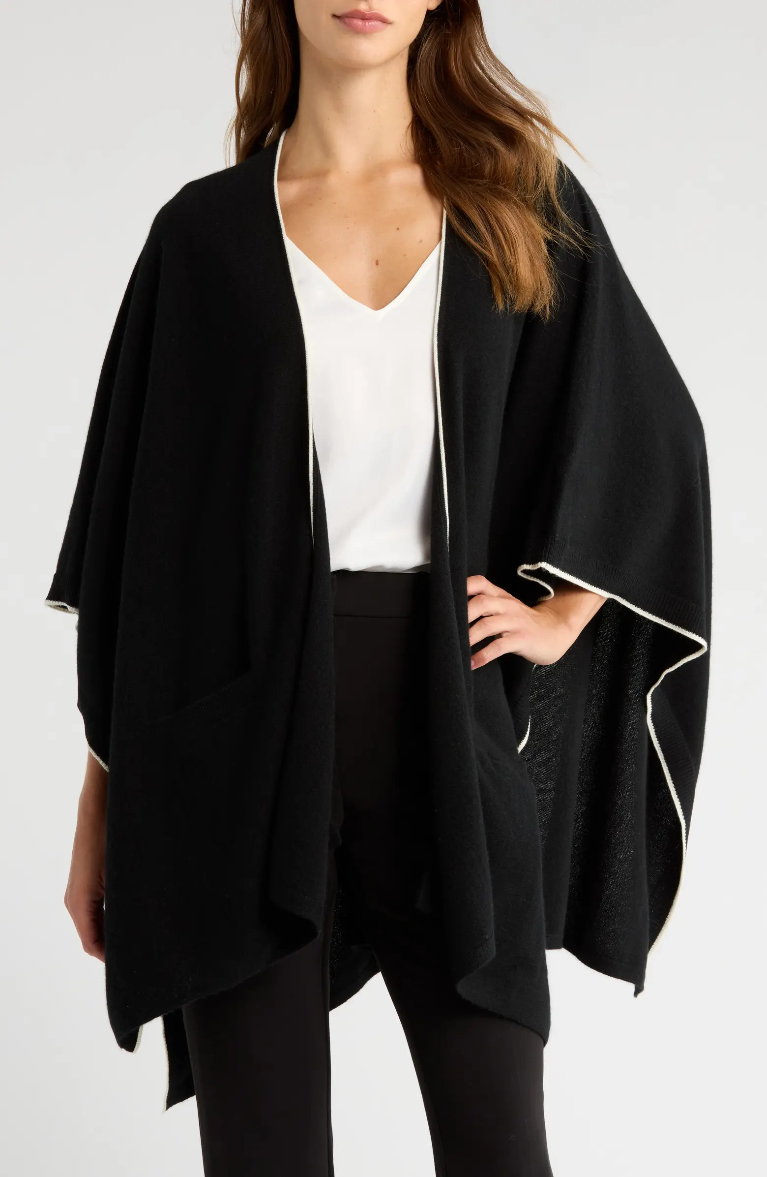 Vince Tipped Cashmere Wrap | Nordstrom | Nordstrom