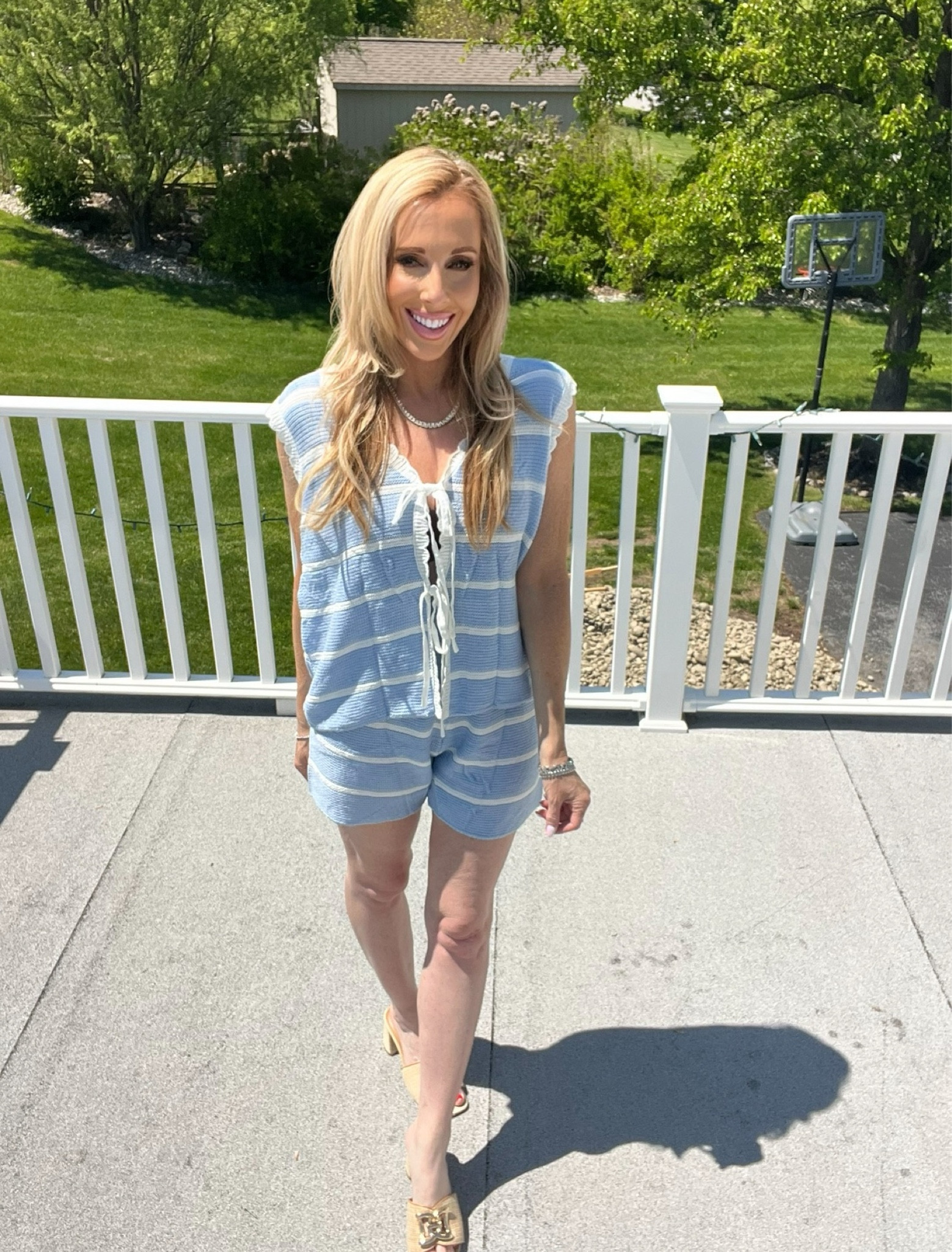 Pretty blue crochet set 🌸

#LTKootd #LTKmomlife #LTKSaleAlert